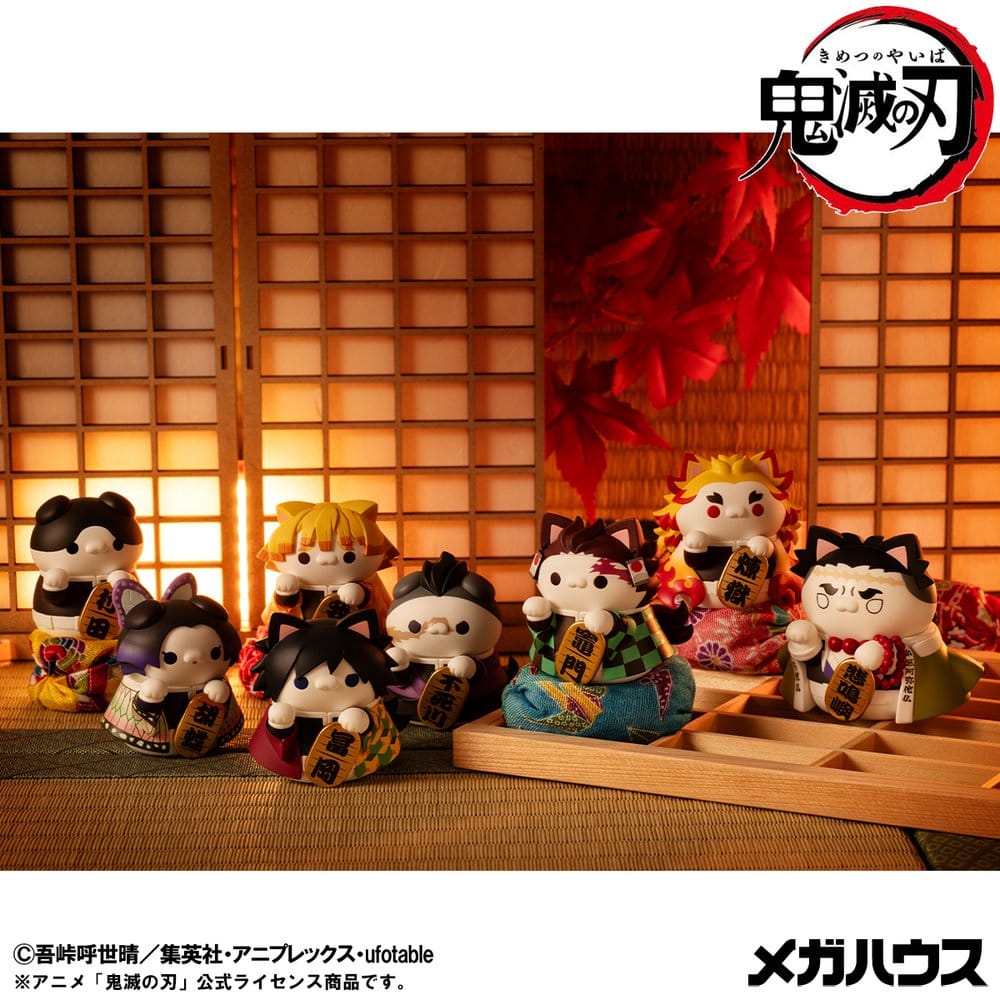 Megahouse Demon Slayer Kimetsu No Yaiba Mega Cat Project Fortune Cats Ver. 01 Figur