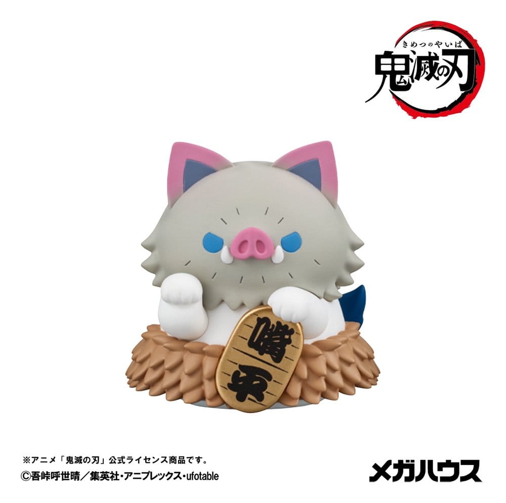 Megahouse Demon Slayer Kimetsu no Yaiba Mega Cat Project Fortune Cats ver.02 Blind Box
