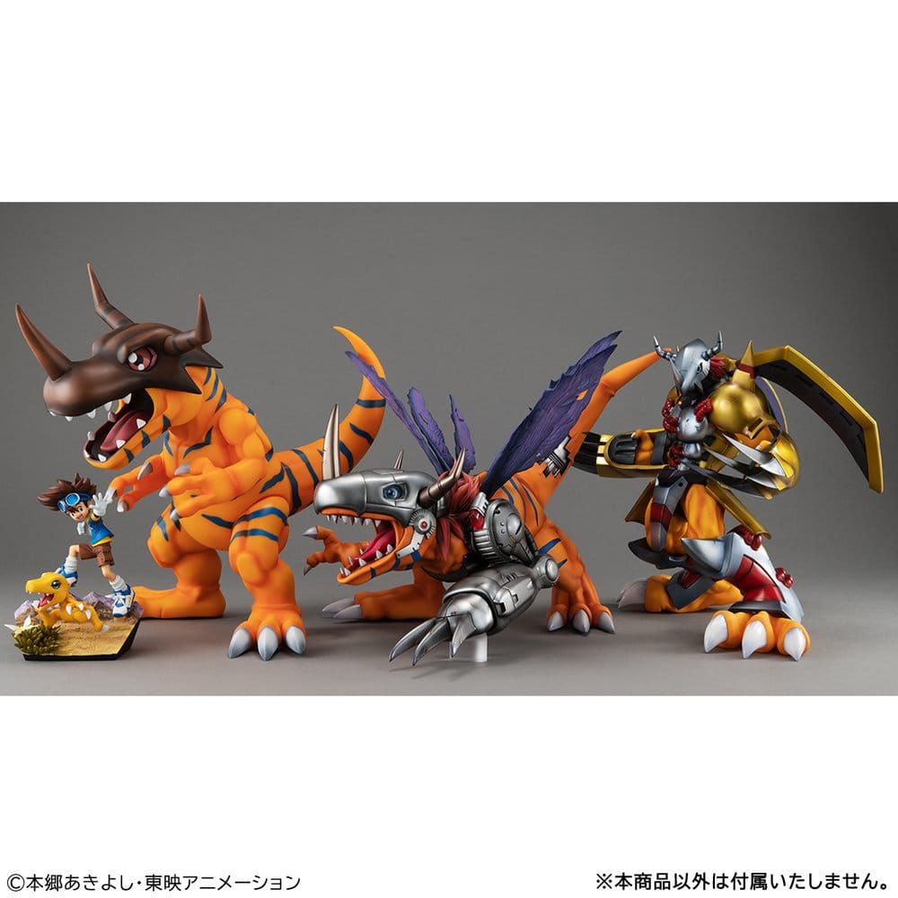 Megahouse Digimon Adventure Greymon & Taichi Yagami Precious G.E.M. Series Figur