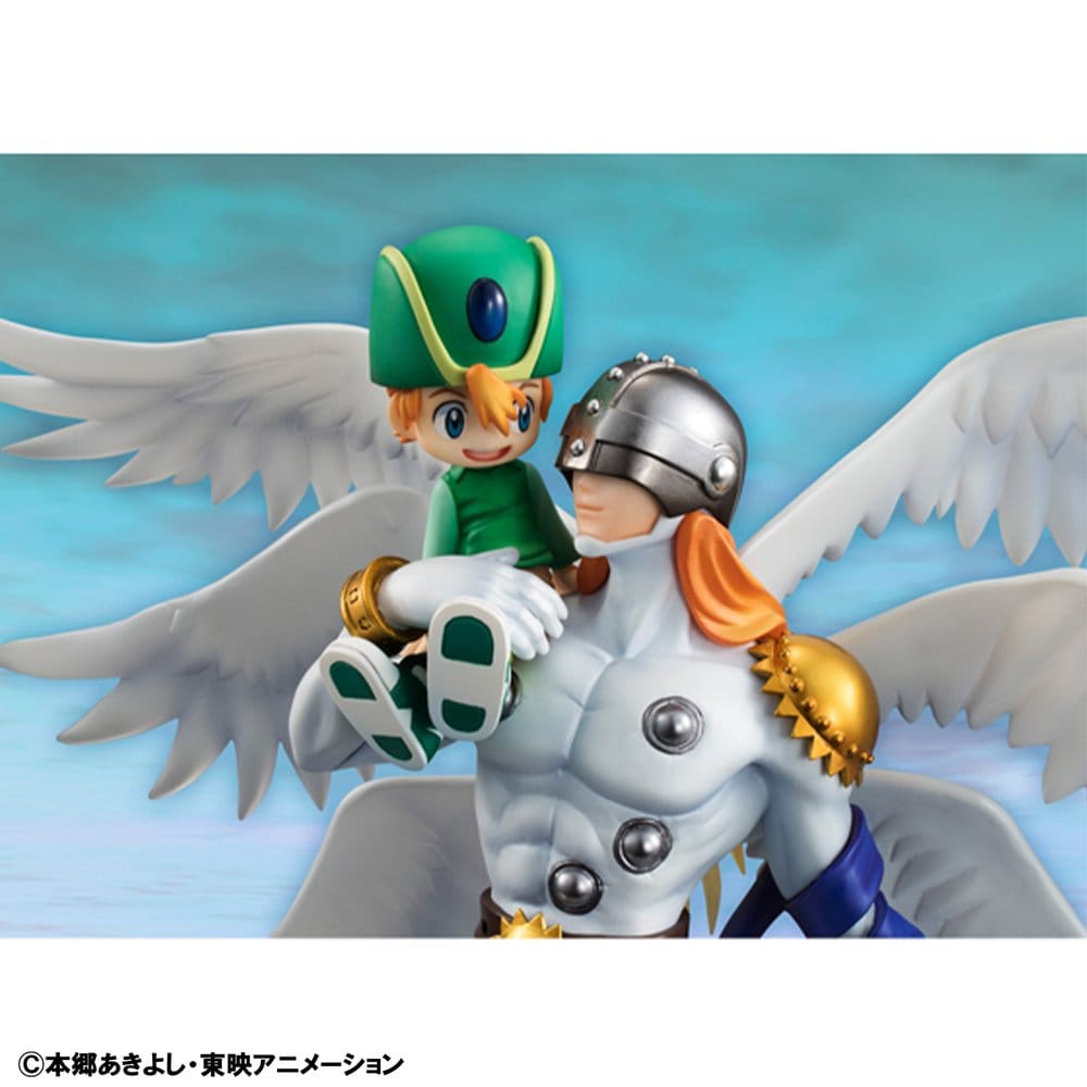 Megahouse Digimon Digimon Adventure Angemon & Takeru Takaishi G.E.M. Series PVC-Figur