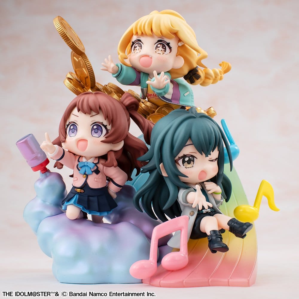 Megahouse Gakuen Idolmaster FigUnity Gakuen Idolmaster With Gift PVC Figur
