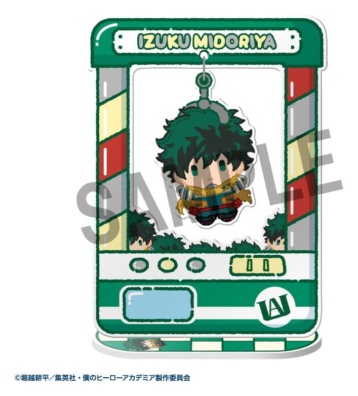 Megahouse My Hero Academia Chara Catcher Acryl-Figuren Vol.2 Blind Box Display