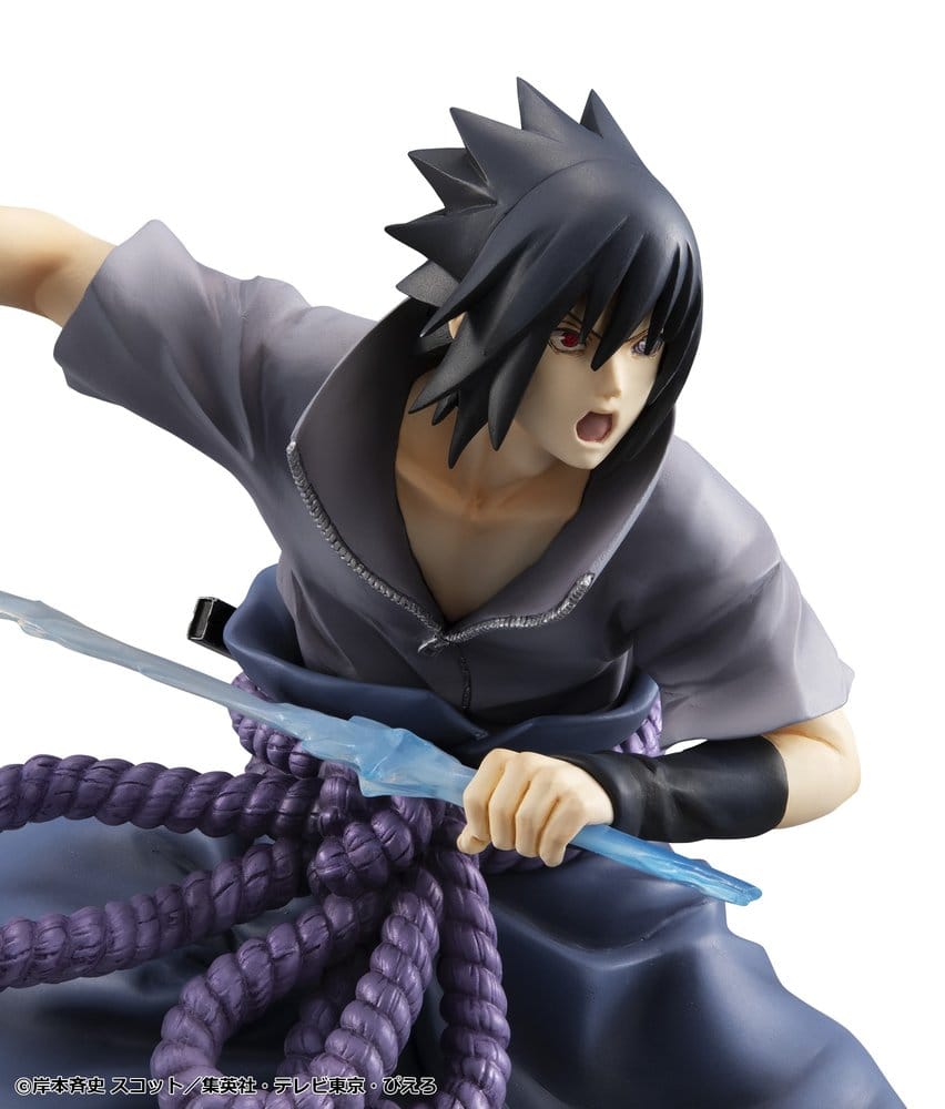Megahouse Naruto Shippuden G.E.M. Series Sasuke Uchiha Great Ninja War Ver. Figur