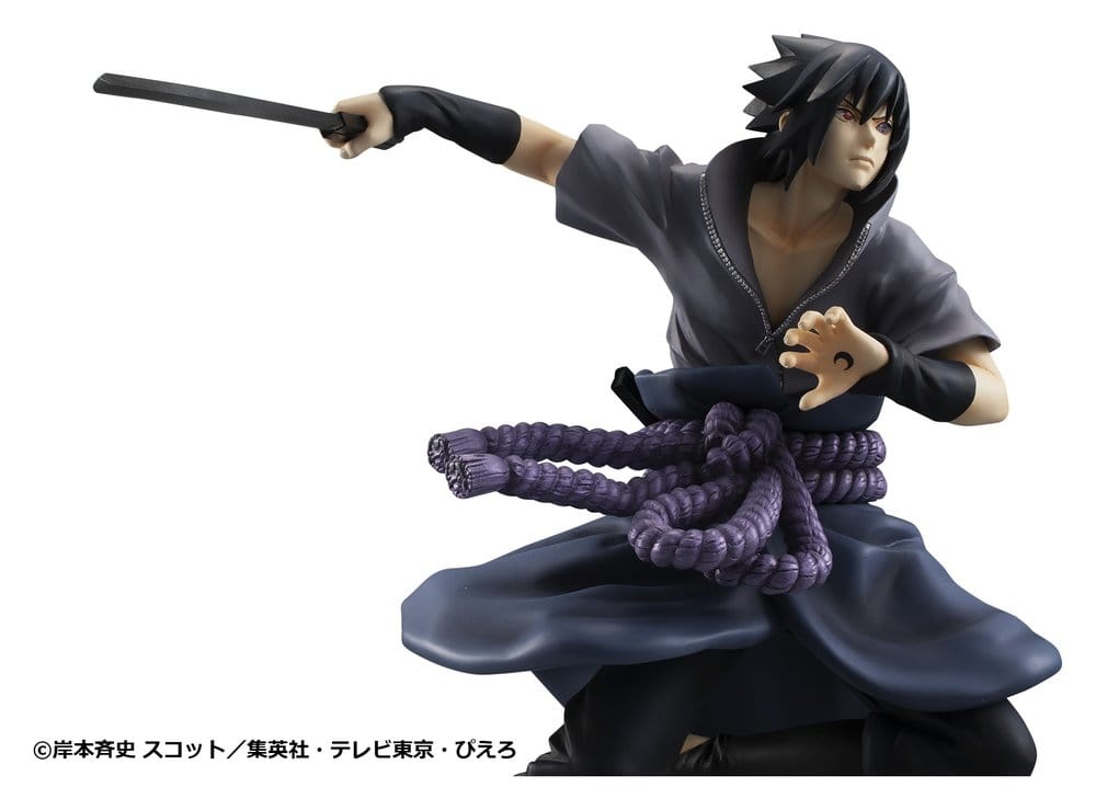 Megahouse Naruto Shippuden G.E.M. Series Sasuke Uchiha Great Ninja War Ver. Figur