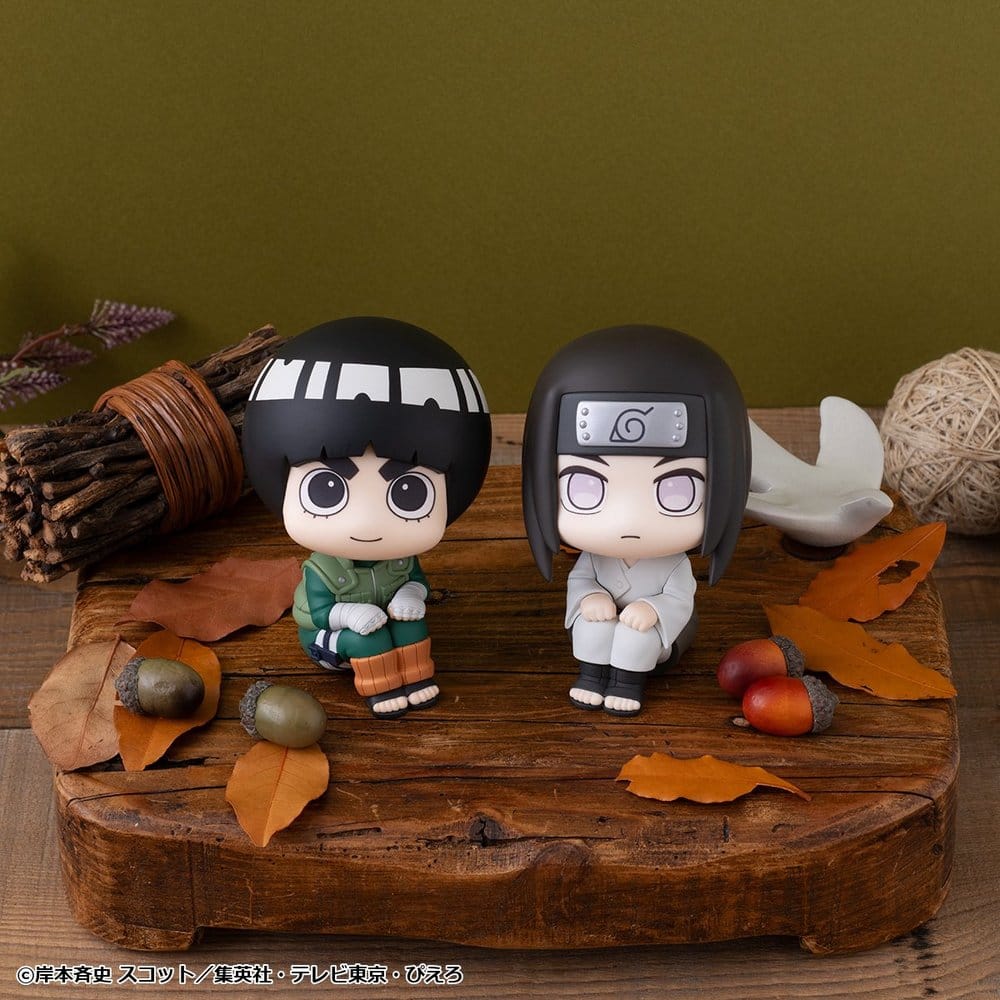 Megahouse Naruto Shippuden Look Up Rock Lee & Neji Hyuga 2er-Pack Figuren (with gift)