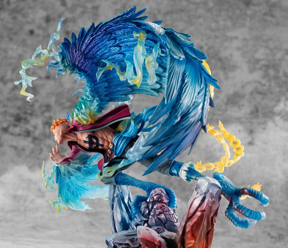 Megahouse One Piece Marco the Phoenix Leader of 1st group of Whitebeard Pirates P.O.P MAS Maximum Statue