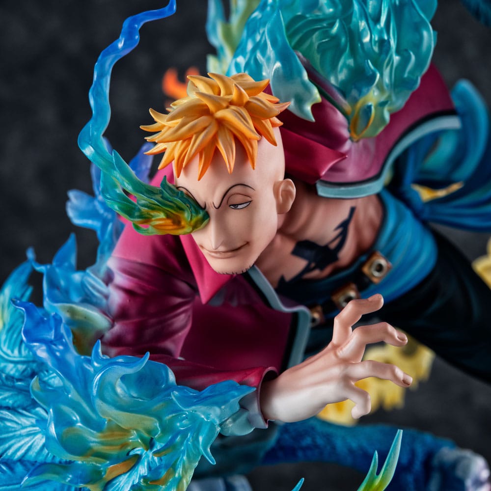 Megahouse One Piece Marco the Phoenix Leader of 1st group of Whitebeard Pirates P.O.P MAS Maximum Statue