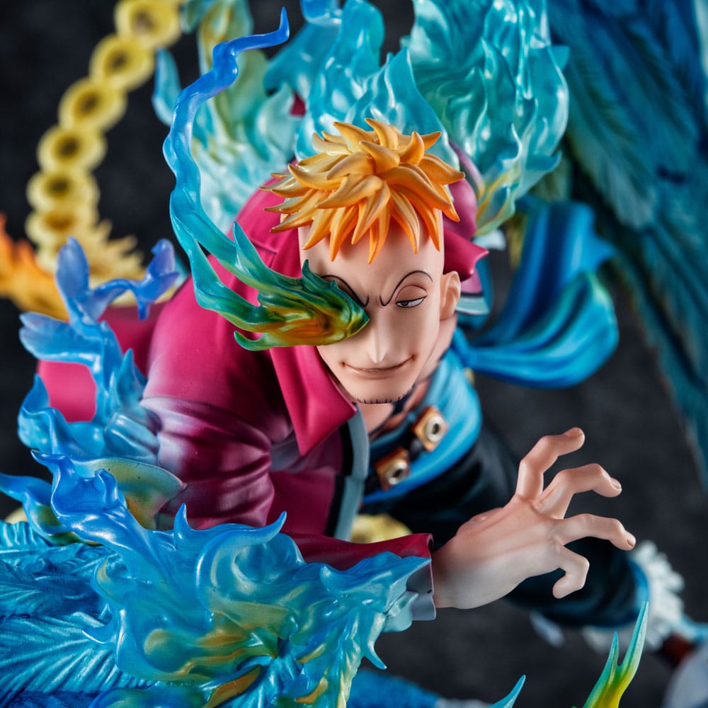 Megahouse One Piece Marco the Phoenix Leader of 1st group of Whitebeard Pirates P.O.P MAS Maximum Statue