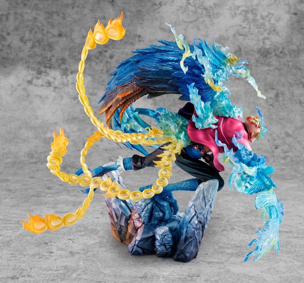 Megahouse One Piece Marco the Phoenix Leader of 1st group of Whitebeard Pirates P.O.P MAS Maximum Statue