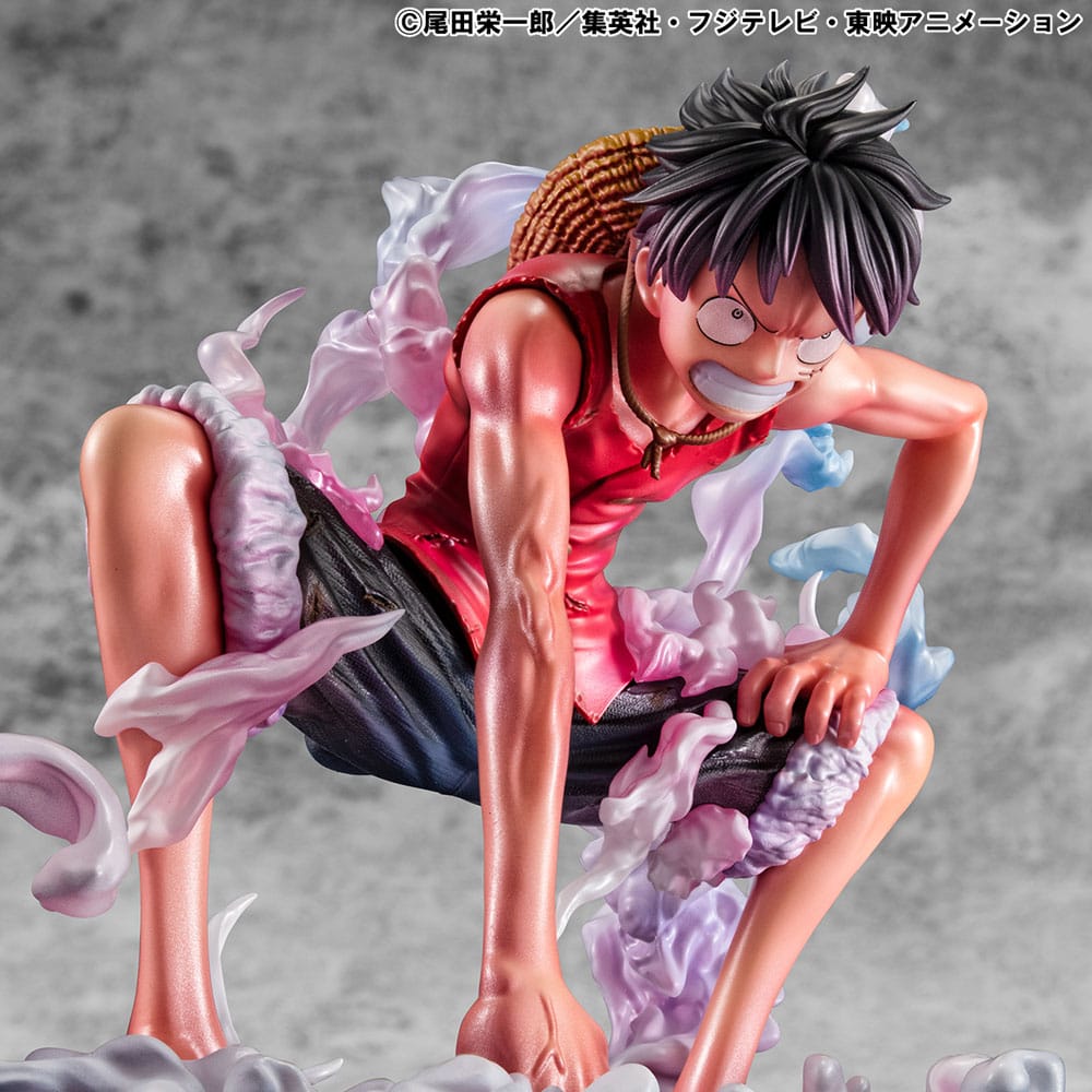 Megahouse One Piece P.O.P Monkey D. Ruffy Gear 2 Limited Edition Statue
