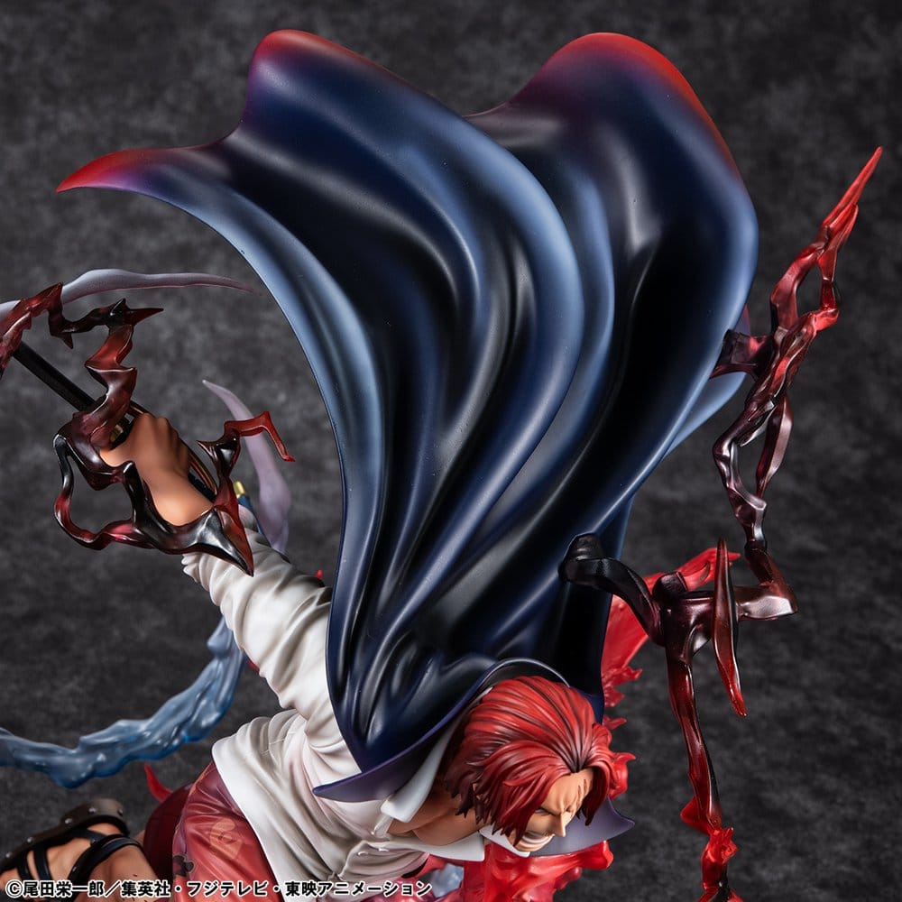Megahouse One Piece P.O.P SA-MAXIMUM Red-Haired Shanks Leader of Red Hair Pirates Statue