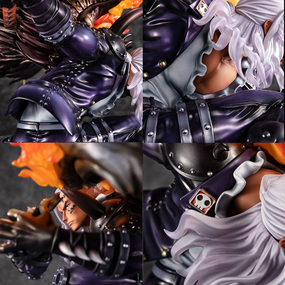 Megahouse One Piece Portrait Of Pirates Beasts Pirates All-Stars King WA-MAXIMUM Statue