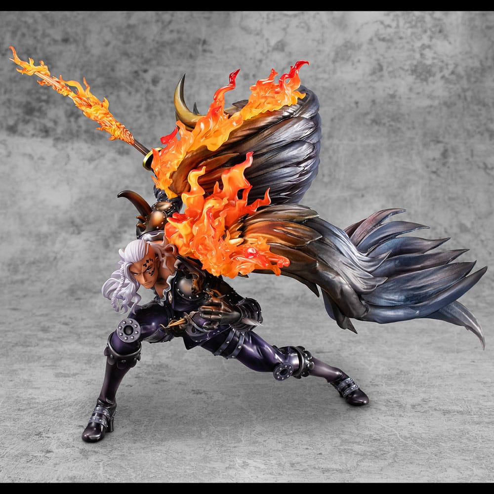Megahouse One Piece Portrait Of Pirates Beasts Pirates All-Stars King WA-MAXIMUM Statue