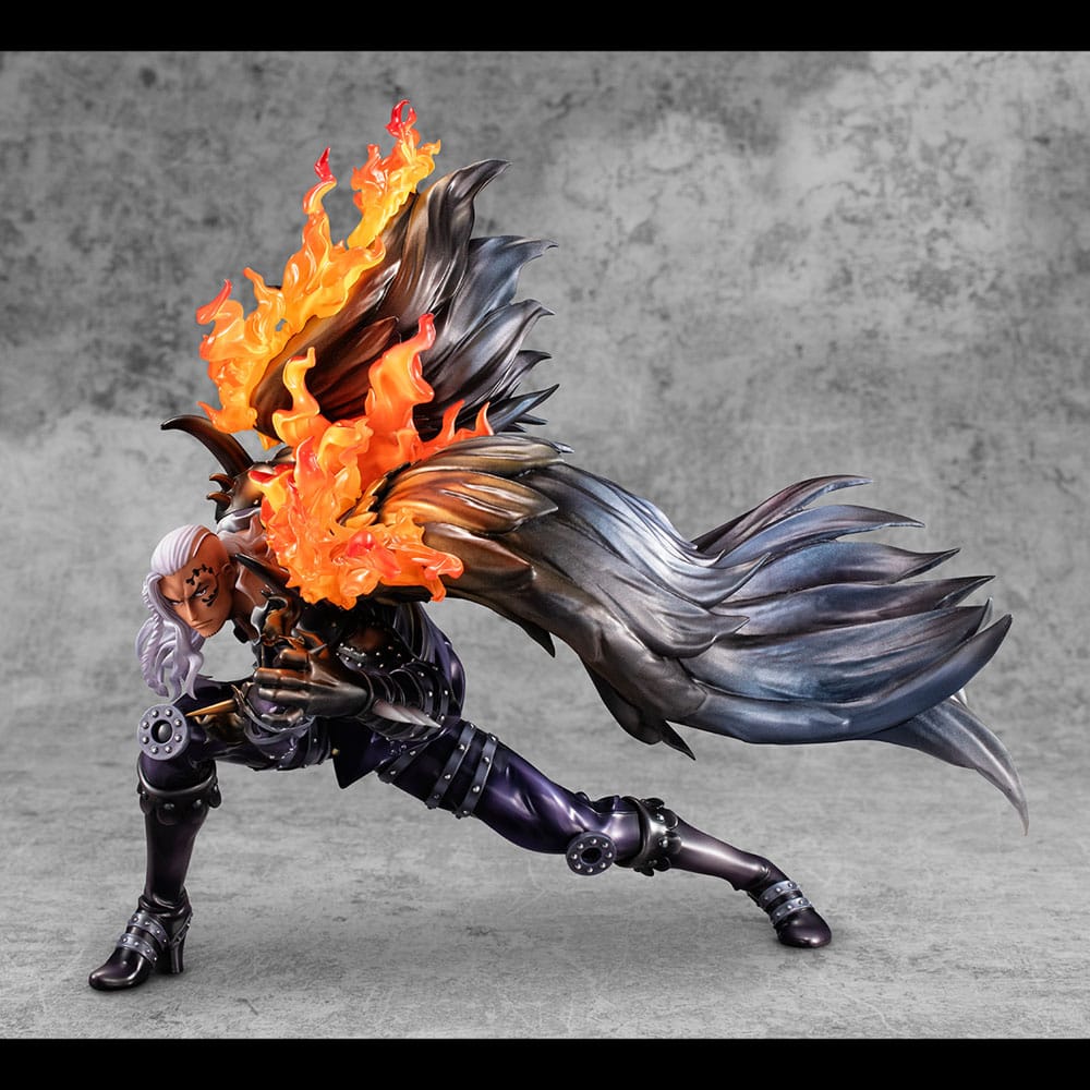 Megahouse One Piece Portrait Of Pirates Beasts Pirates All-Stars King WA-MAXIMUM Statue