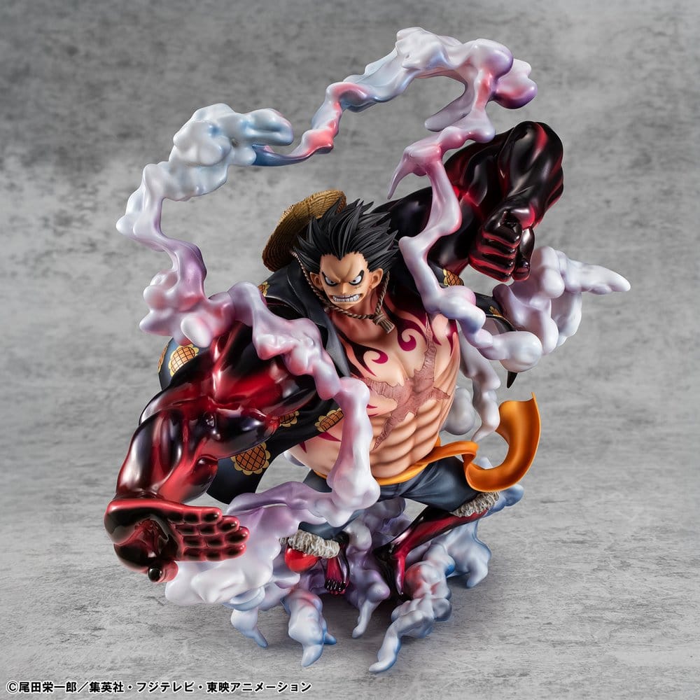 Megahouse One Piece Portrait.Of.Pirates SA-Maximum Monkey D. Ruffy Gear 4 Bounce-Man 10th Limited Ver. Figur