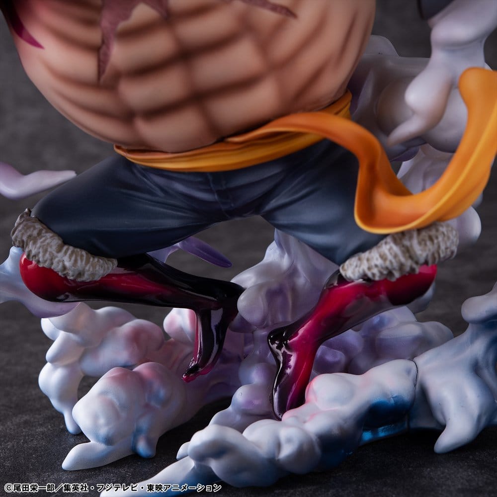Megahouse One Piece Portrait.Of.Pirates SA-Maximum Monkey D. Ruffy Gear 4 Bounce-Man 10th Limited Ver. Figur
