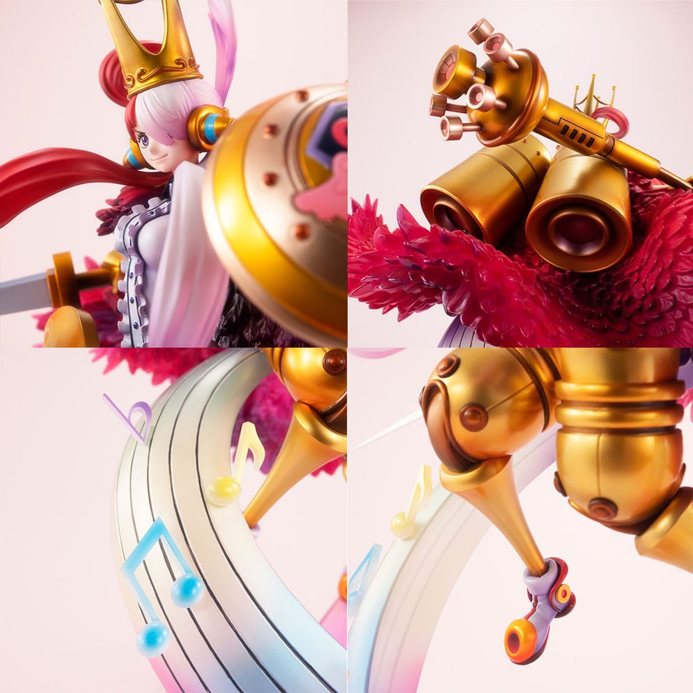 Megahouse One Piece Portrait Of Pirates Uta I´m Invincible Red Maximum Statue