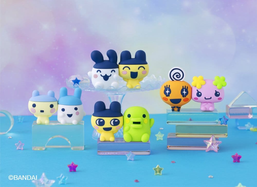Megahouse Tamagotchi PITAKYUT Blind Box Display (4) Minifiguren