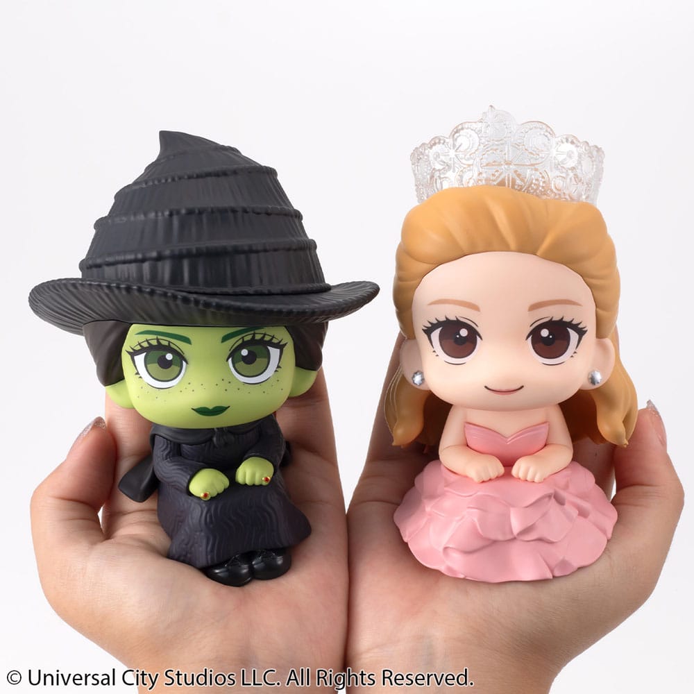 Megahouse Wicked Look Up Elphaba & Glinda With Gift Figurine