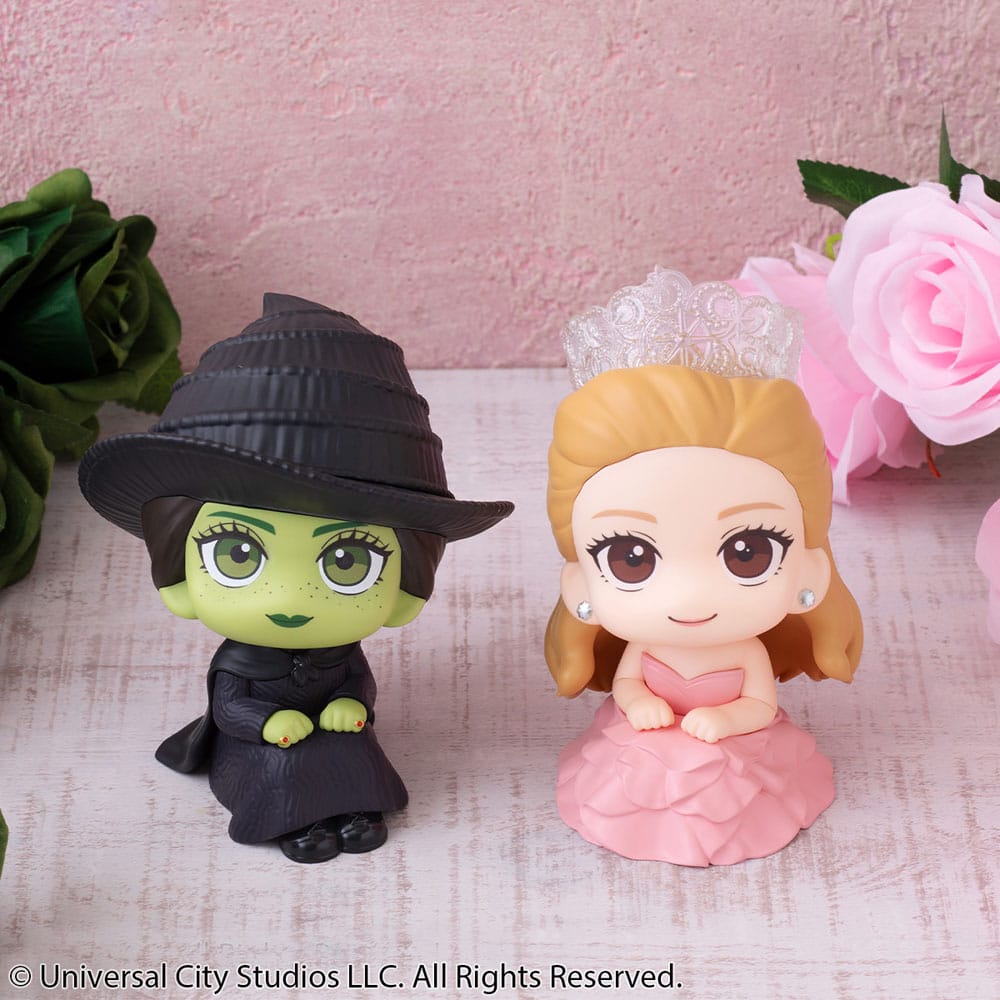 Megahouse Wicked Look Up Elphaba & Glinda With Gift Figurine