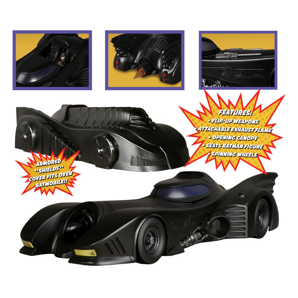 Mezco Toys Batman (1989) Batmobile 5 Points Fahrzeug