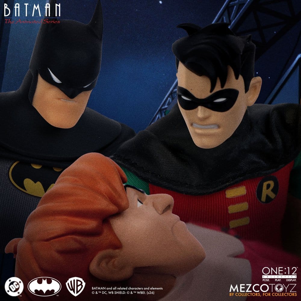 Mezco Toys Batman: Die Zeichentrickserie One:12 Collective Actionfigur Scarecrow 17 cm