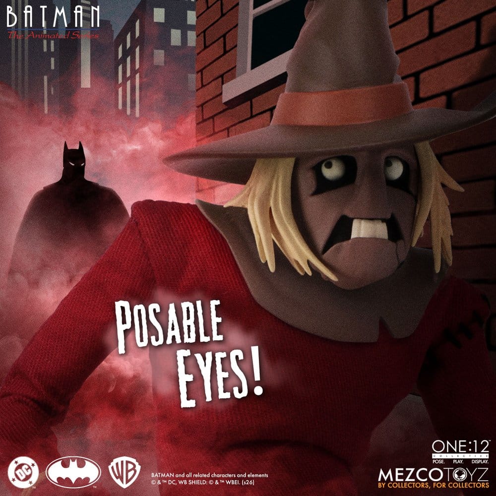 Mezco Toys Batman Die Zeichentrickserie Scarecrow One:12 Collective 1/12 Actionfigur