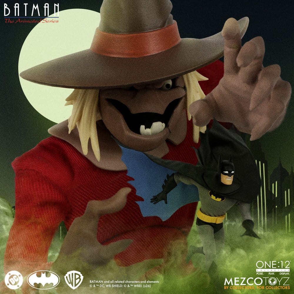 Mezco Toys Batman Die Zeichentrickserie Scarecrow One:12 Collective 1/12 Actionfigur