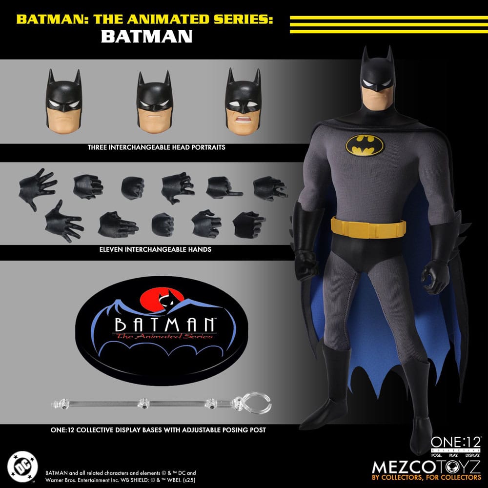 Mezco Toys Batman The Animated Series Batman 1/12 Actionfigur