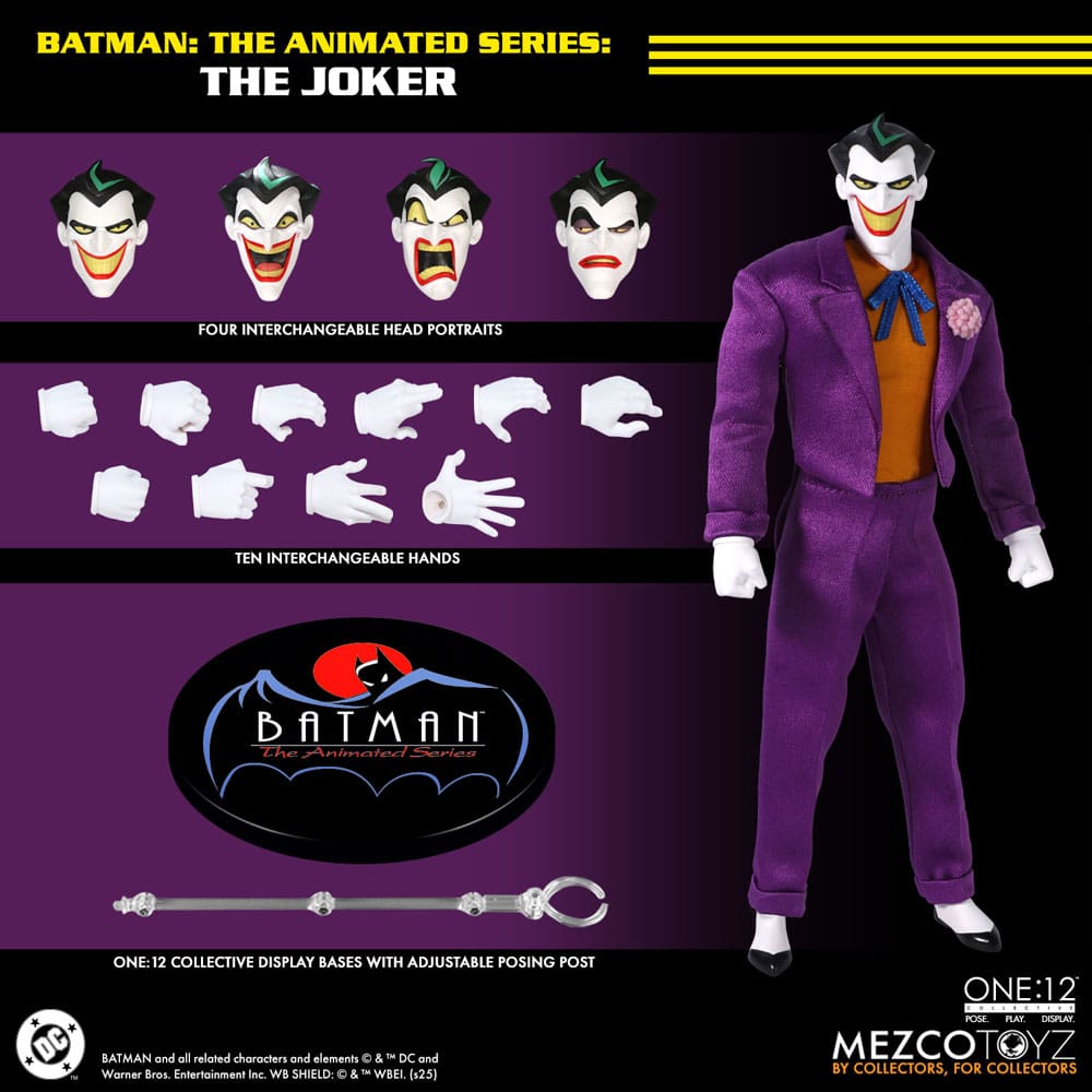 Mezco Toys Batman The Animated Series The Joker 1/12 Actionfigur