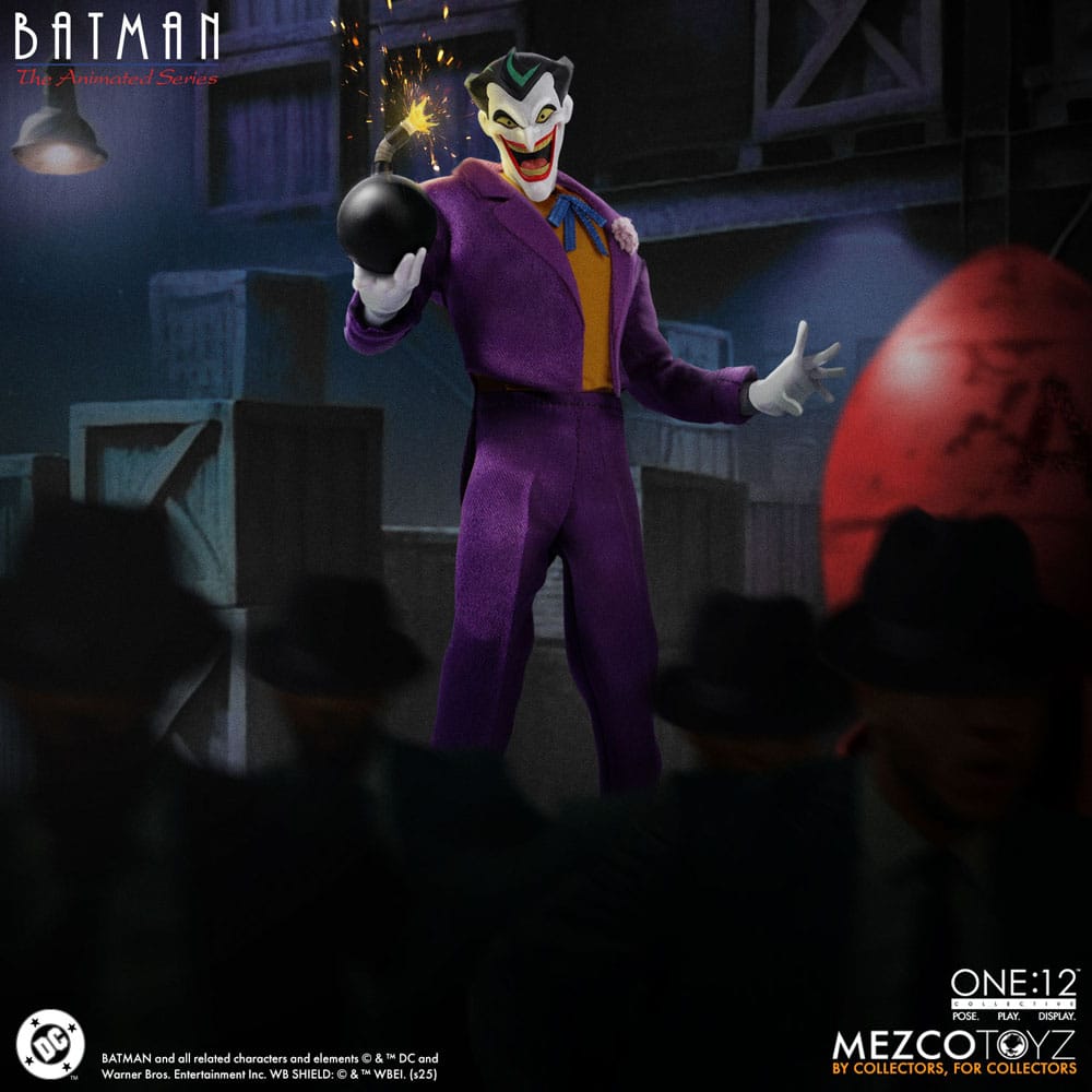 Mezco Toys Batman The Animated Series The Joker 1/12 Actionfigur