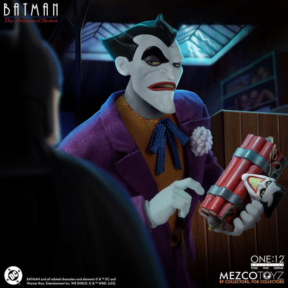 Mezco Toys Batman The Animated Series The Joker 1/12 Actionfigur