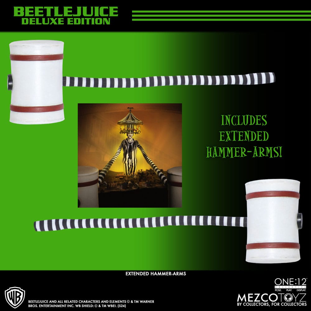 Mezco Toys Beetlejuice Deluxe Edition 1/12 Actionfigur
