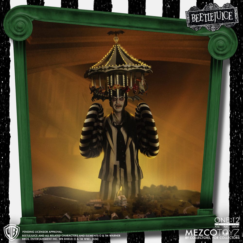 Mezco Toys Beetlejuice Deluxe Edition 1/12 Actionfigur