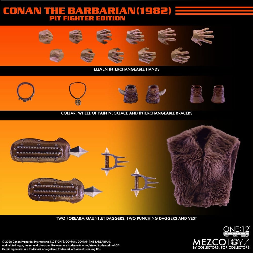 Mezco Toys Conan der Barbar - Conan (Pit Fighter Edition) One:12 Collective 1/12 Actionfigur