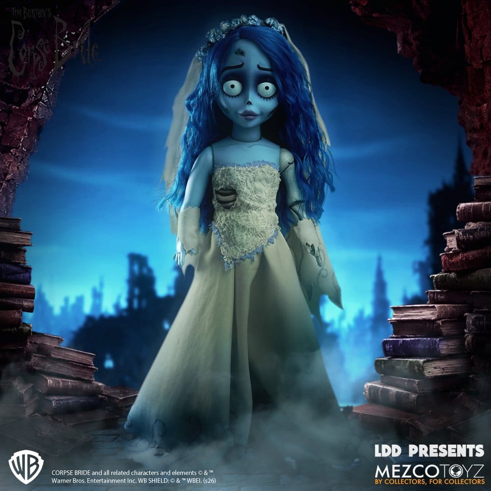 Mezco Toys Corpse Bride - Hochzeit mit einer Leiche LDD Presents Puppe Emily 25 cm