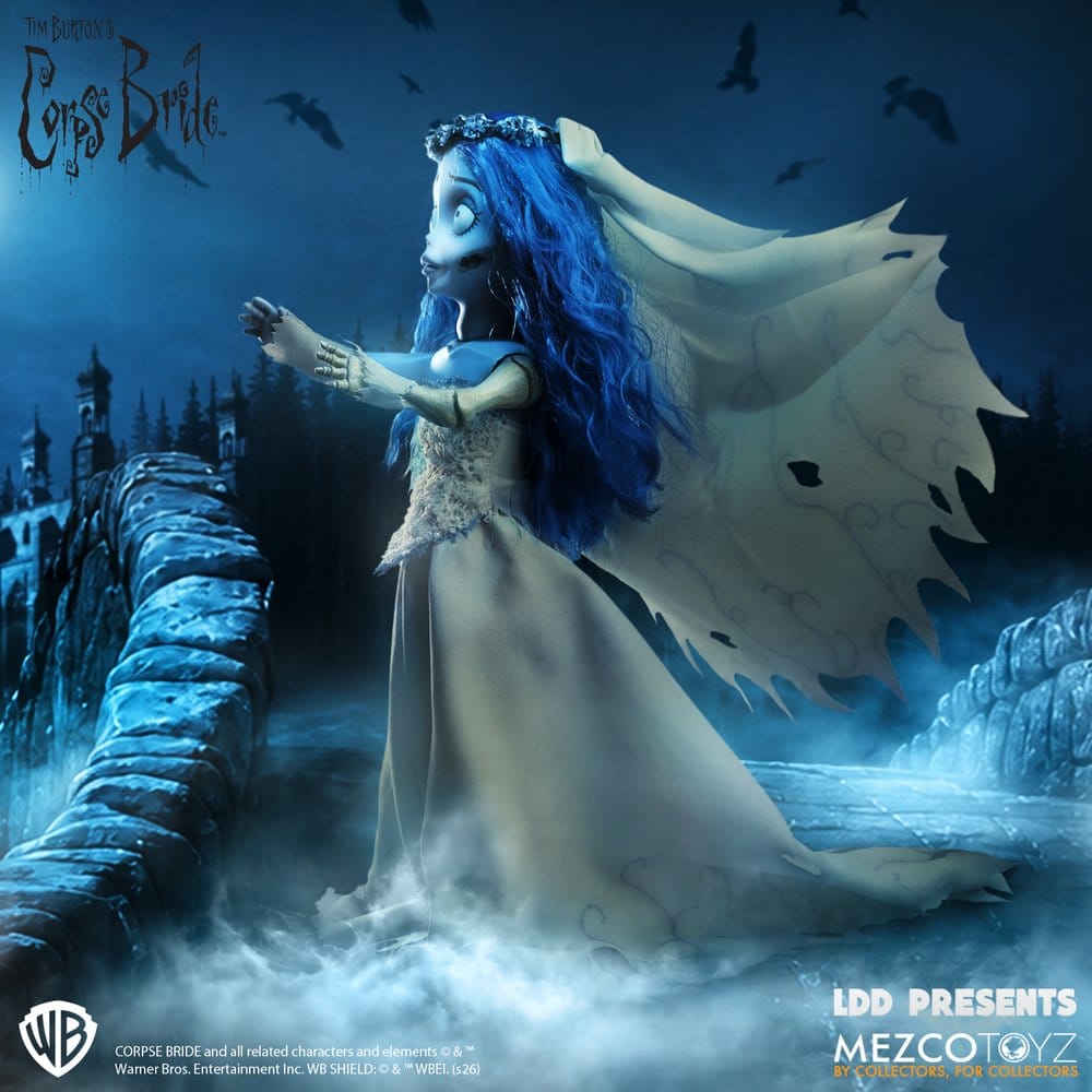 Mezco Toys Corpse Bride - Hochzeit mit einer Leiche LDD Presents Puppe Emily 25 cm