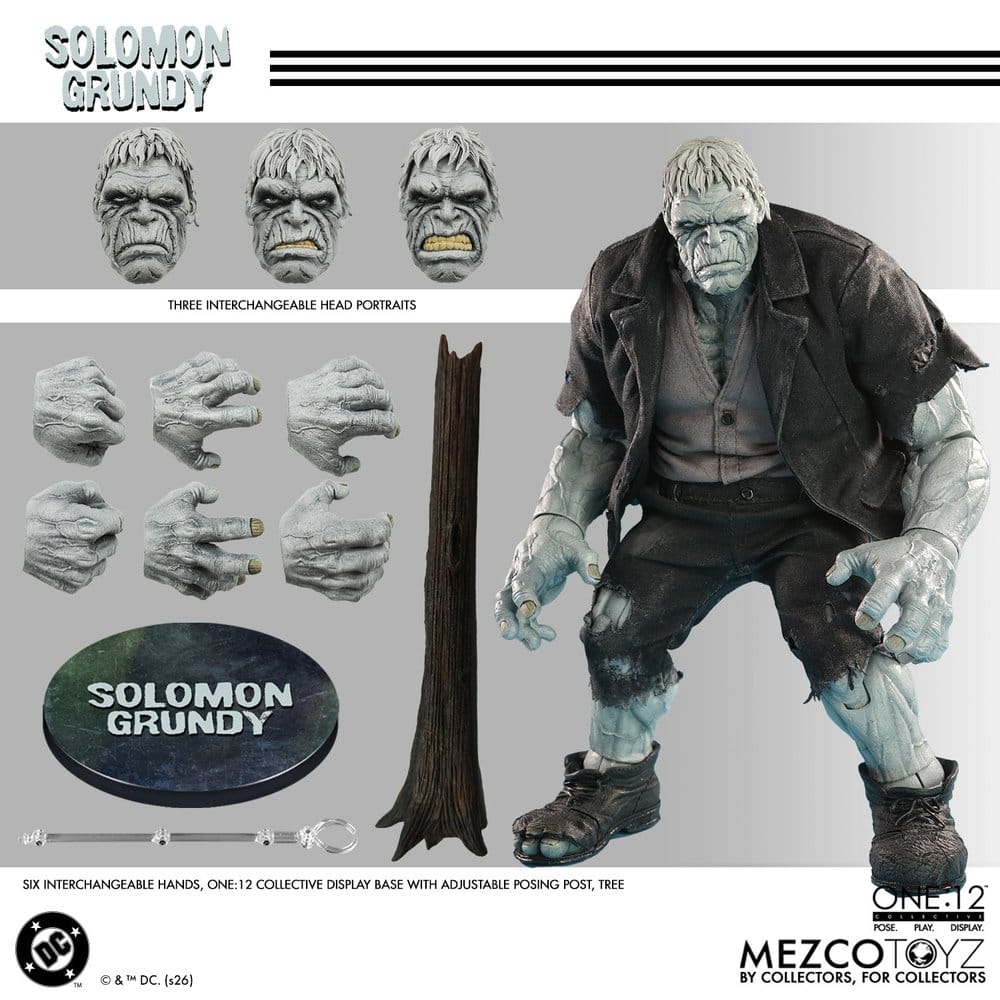 Mezco Toys DC Comics One:12 Collective Solomon Grundy 1/12 Actionfigur