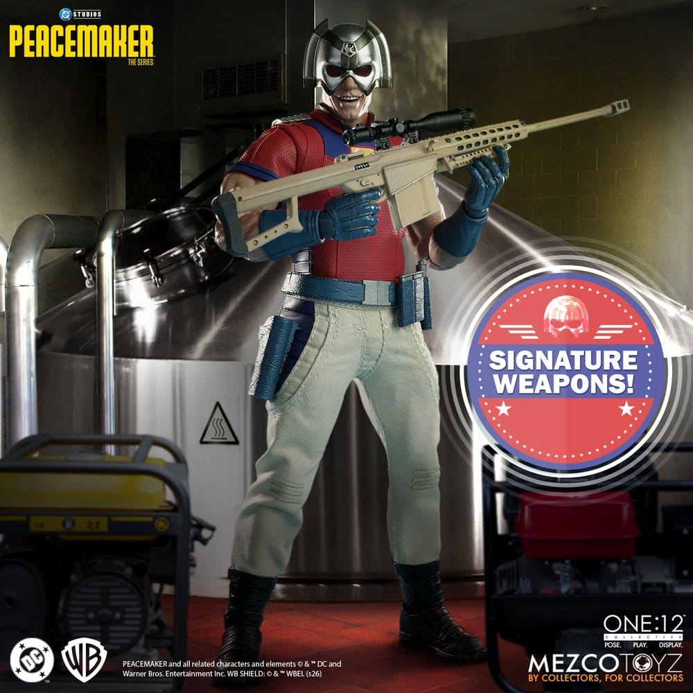 Mezco Toys DC Comics Peacemaker One:12 Collective 1/12 Actionfigur