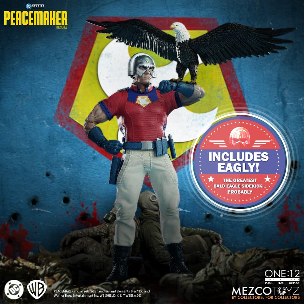 Mezco Toys DC Comics Peacemaker One:12 Collective 1/12 Actionfigur