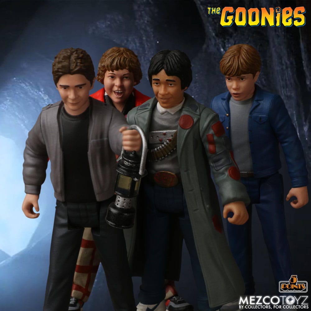 Mezco Toys Die Goonies Set 5 Points Actionfiguren