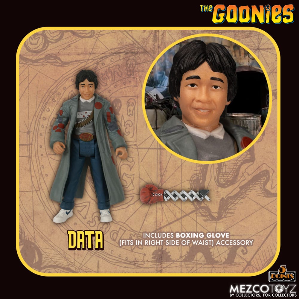 Mezco Toys Die Goonies Set 5 Points Actionfiguren