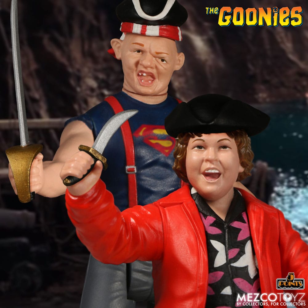 Mezco Toys Die Goonies Set 5 Points Actionfiguren
