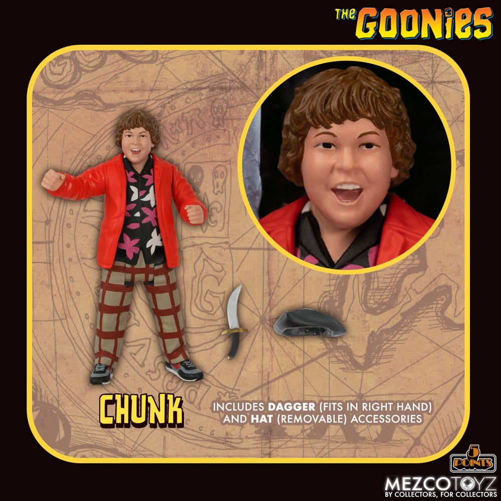Mezco Toys Die Goonies Set 5 Points Actionfiguren