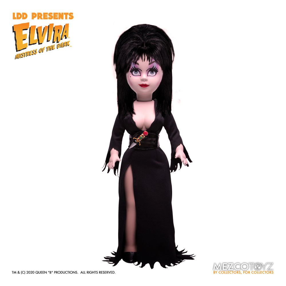 Mezco Toys Elvira Herrscherin der Dunkelheit LDD Presents Puppe