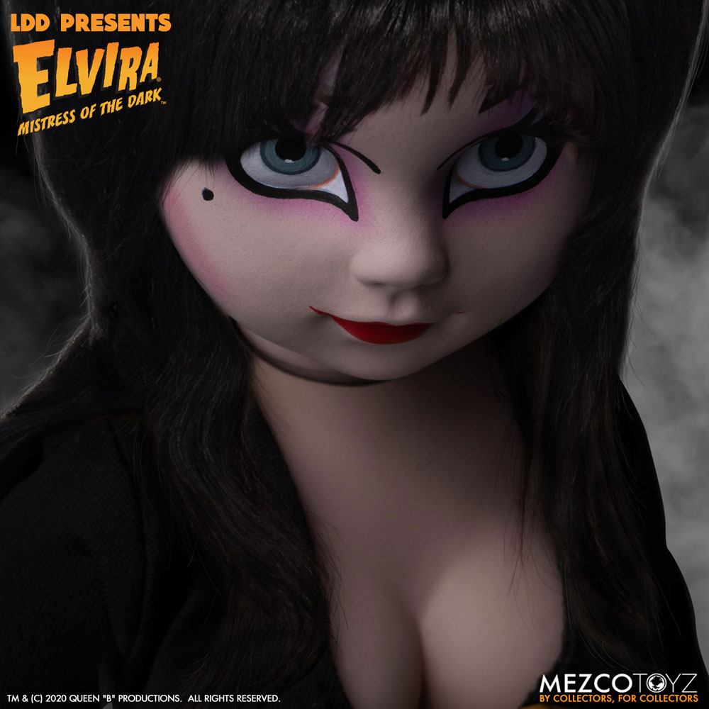 Mezco Toys Elvira Herrscherin der Dunkelheit LDD Presents Puppe