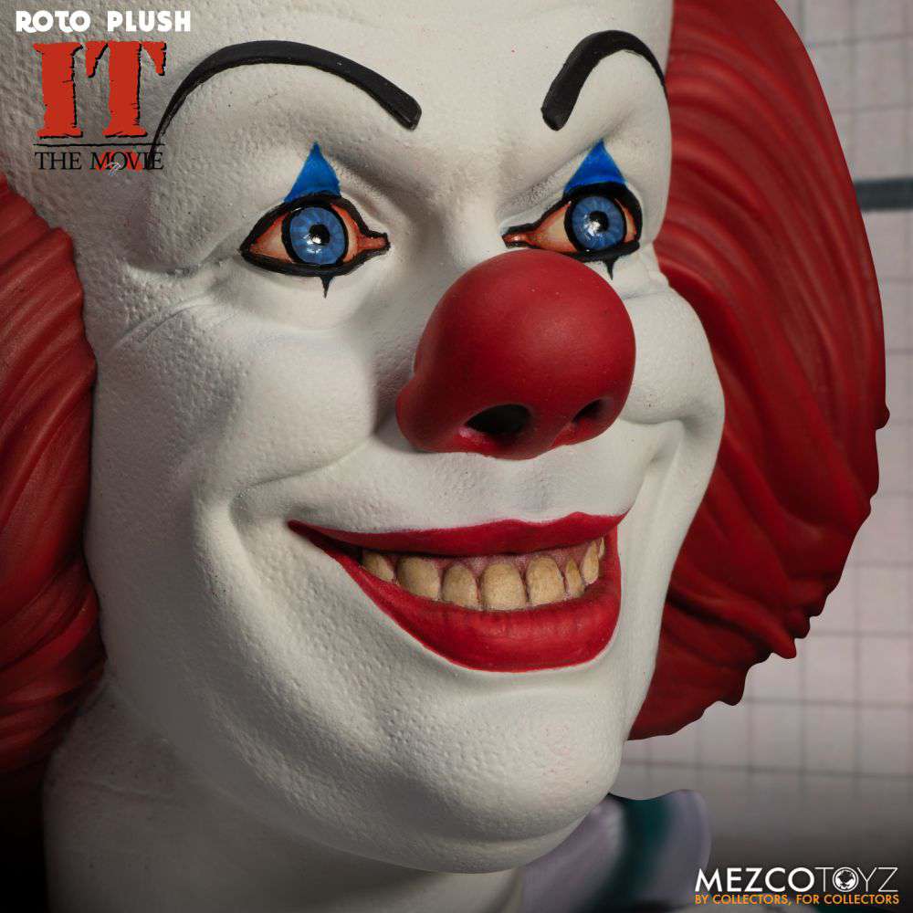 Mezco Toys It / Es 1990 Pennywise 45 cm MDS Roto Plush Puppe