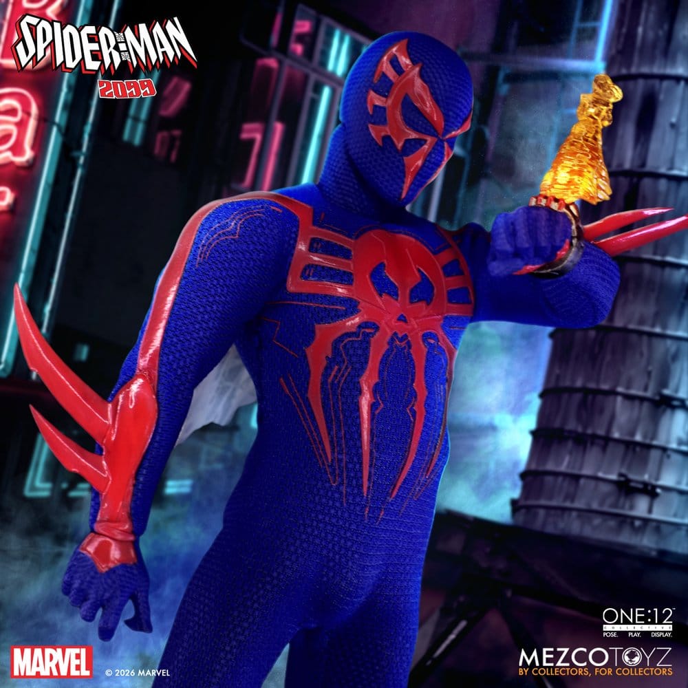 Mezco Toys Marvel Comics 2 Spider-Man 2099 One:12 Collective 1/12 Actionfigur