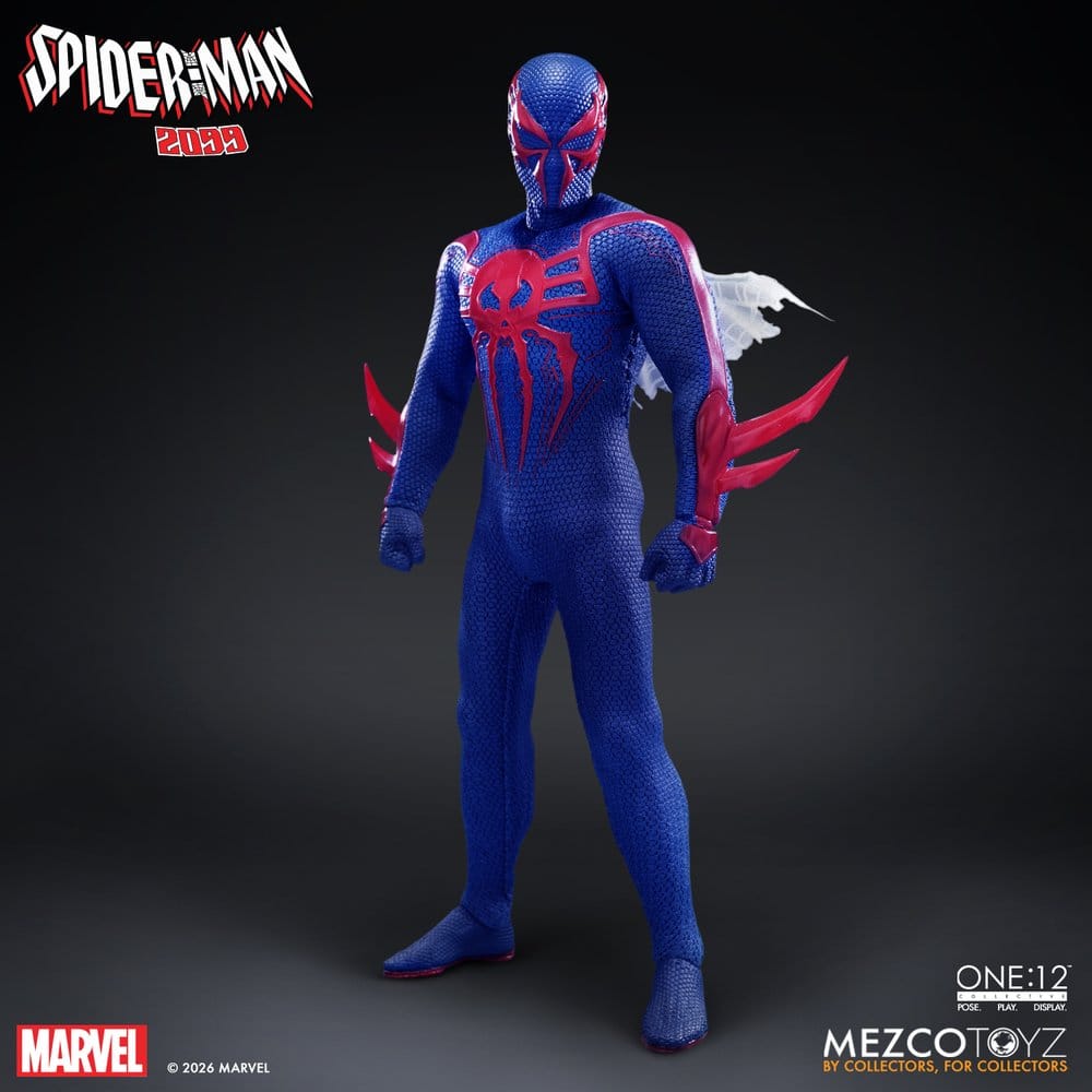 Mezco Toys Marvel Comics 2 Spider-Man 2099 One:12 Collective 1/12 Actionfigur