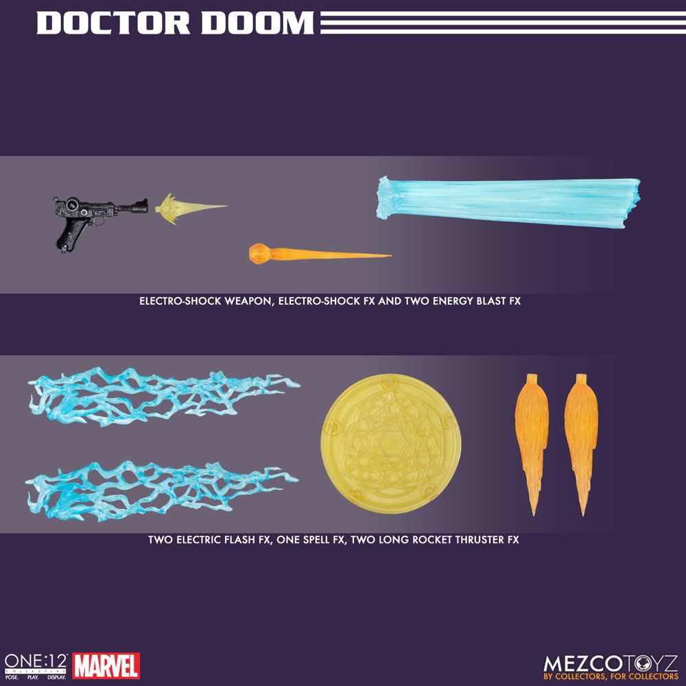 Mezco Toys Marvel Doctor Doom 1/12 Actionfigur